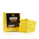 WORK STUFF WORKER Yellow 5-Pack – 5 mikrofiberklude 320 GSM - Billede 2